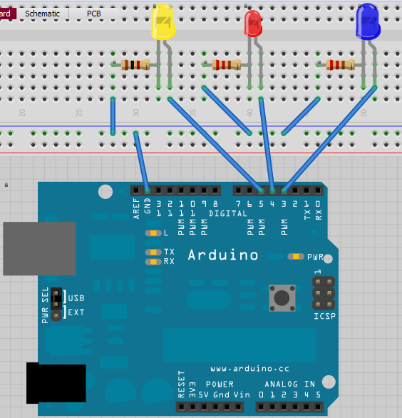 Creat-Tricks: Beyond the Limit of Imagination: Arduino 3 Bit Counter ...