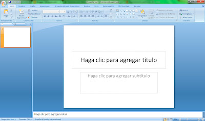 Interfaz usuario powerpoint 2007