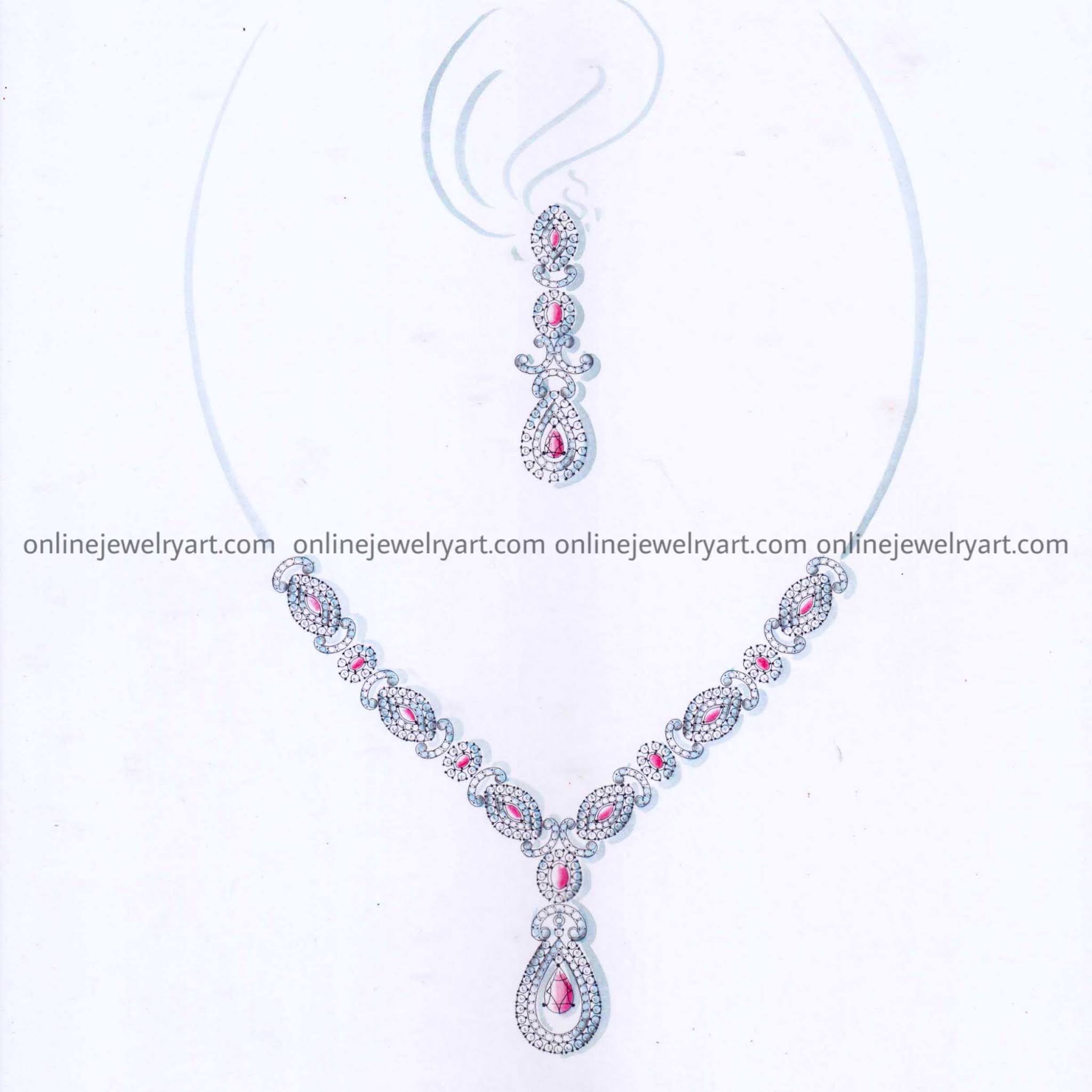 Small Diamond Necklace Design | 30+ Diamond Necklace For Girl ...