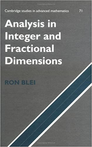 Analysis in Integer and Fractional Dimensions 1st Edition