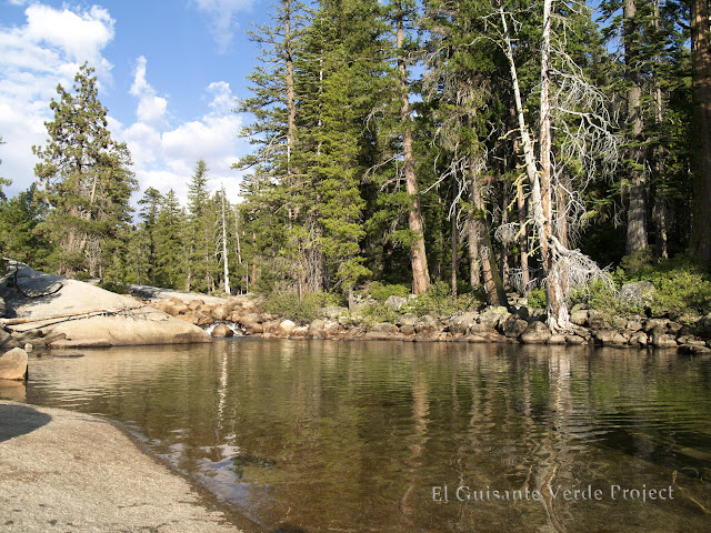 Remanso junto a Nevada Fall, Yosemite por El Guisante Verde