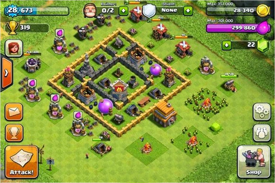 Clash Of Clans Town Hall 5 Base UPDATED top bases for Town Hall lvl5 - CLASH OF CLANS