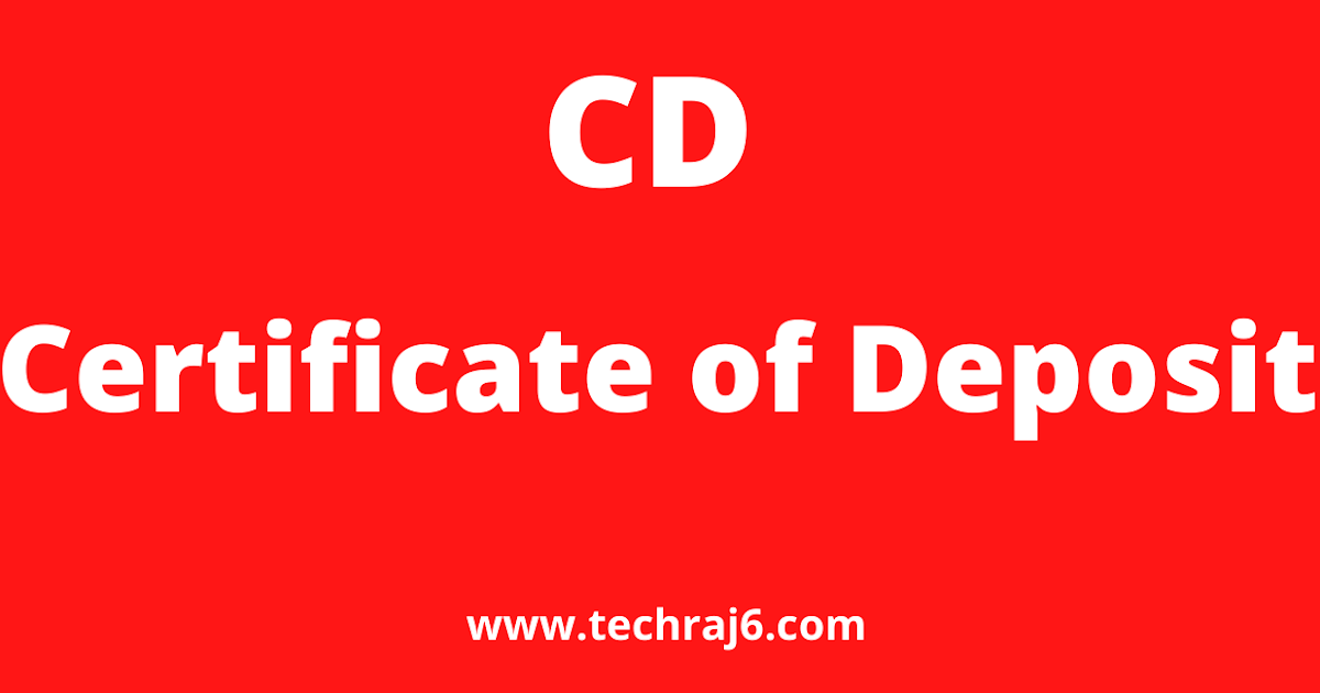 CD full form, What is the full form of CD
