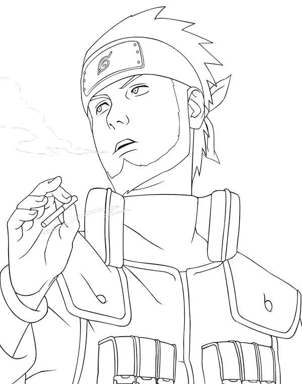 Naruto Hokage Coloring Pages
