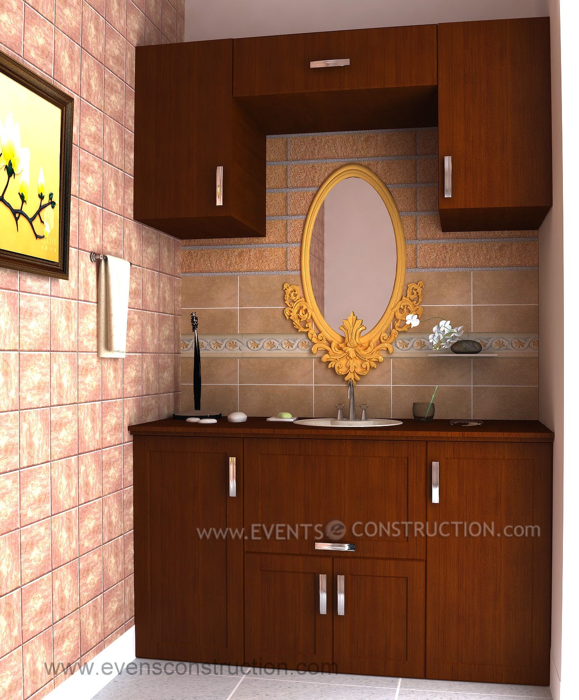 Wash Area Dining Room Interiors Photos