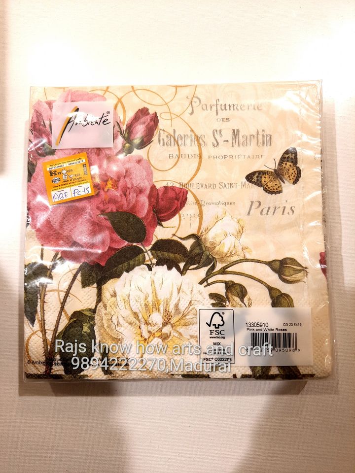 Art and Craft Shop in Madurai Decoupage and Sospeso