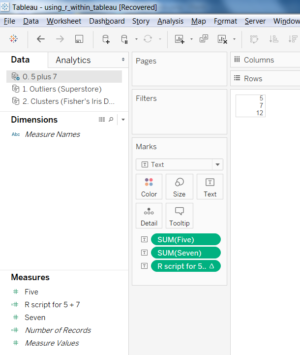 Let's Live The BI Wonder: Programming R within Tableau