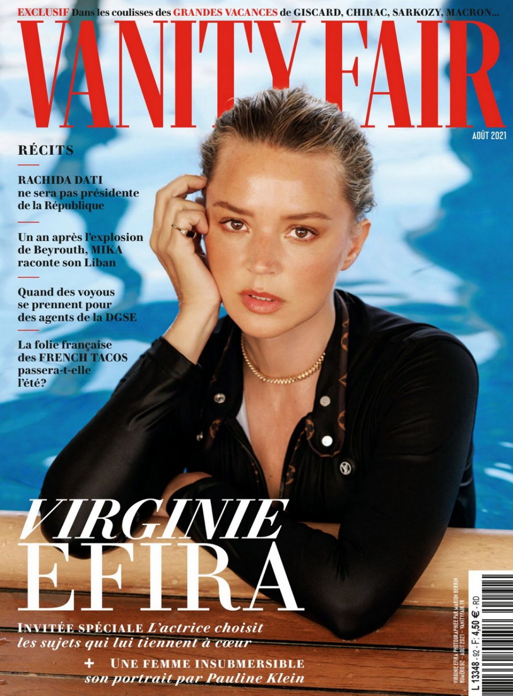 Celebrity Wetlook Archive: Virginie Efira – Vanity Fair France