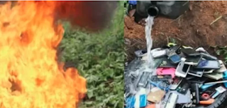 Ibadan Polytechnic burns student’s phones