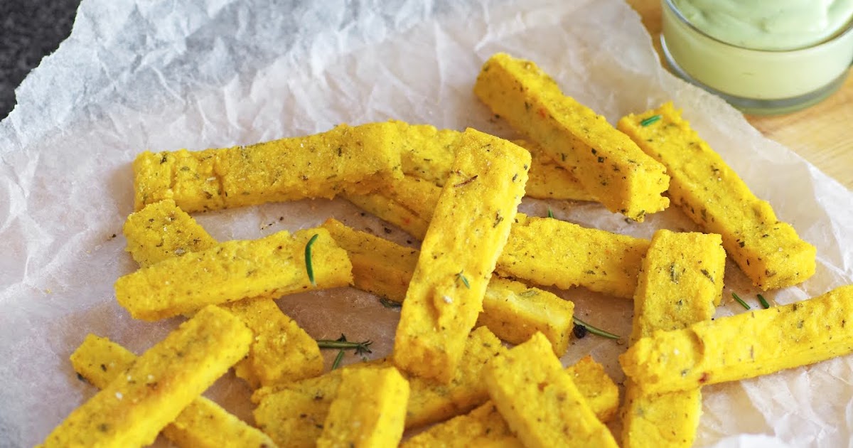 Garlic and Herb Polenta Chips Euphoric Vegan