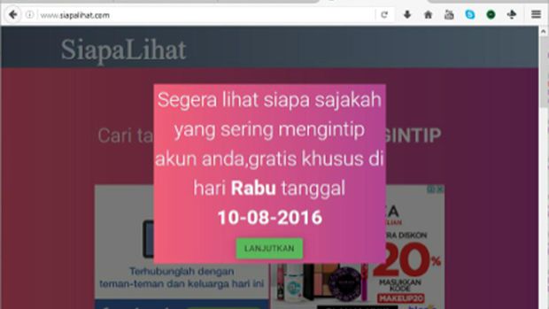 Terungkap Pembuat `Siapa Intip Facebook Kamu` Berasal dari Jawa Timur Terungkap Pembuat `Siapa Intip Facebook Kamu` Berasal dari Jawa Timur