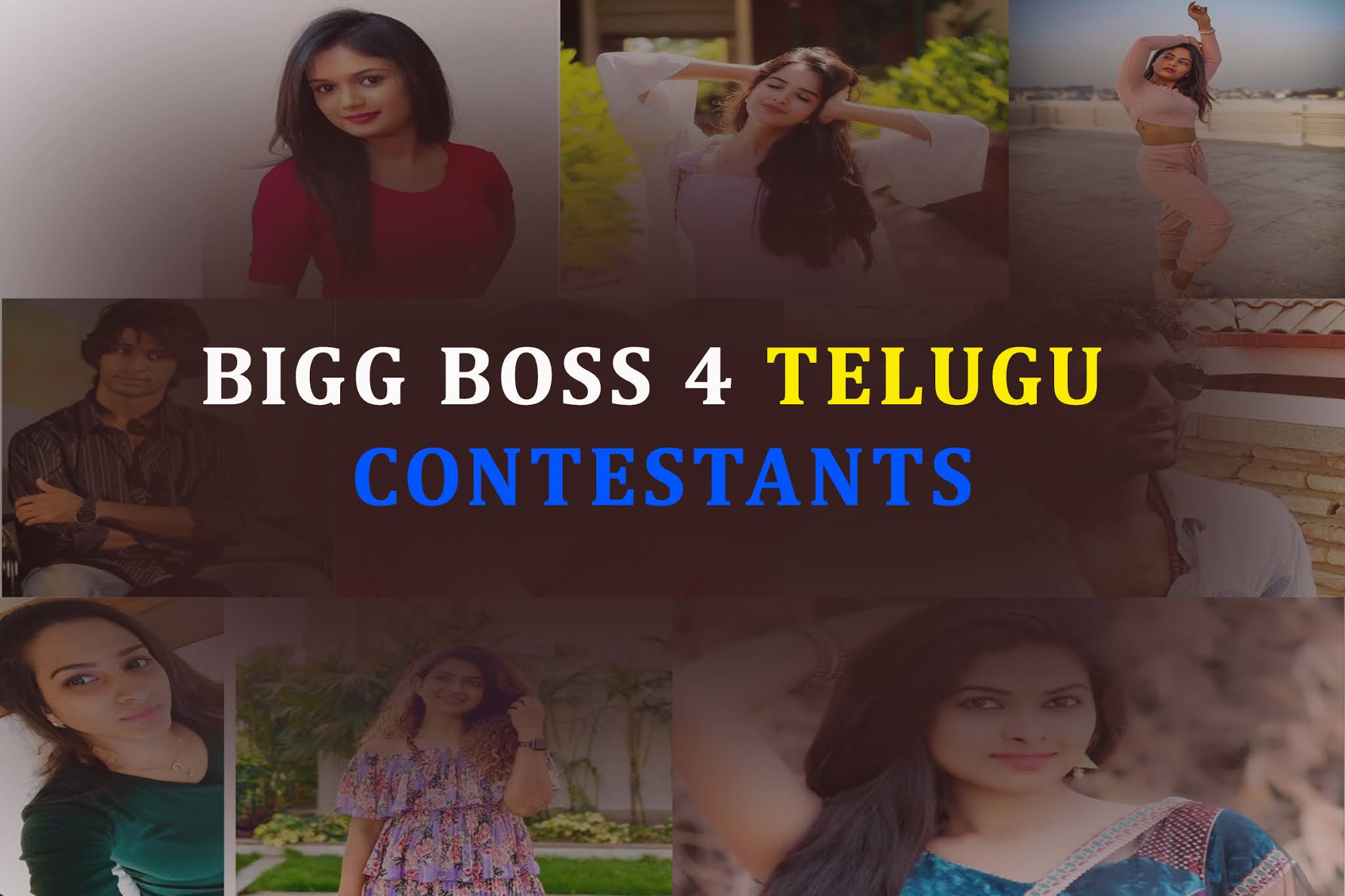 Raskondraaaa Confirmed Contestants Of Bigg Boss Season 4 Telugu Cinemapichimama