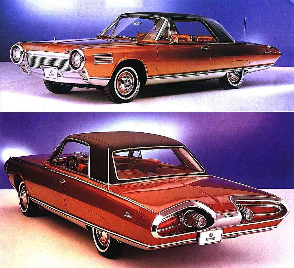 1963 Chrysler Turbine the 1963 Chrysler Turbine concept car, a color photograph