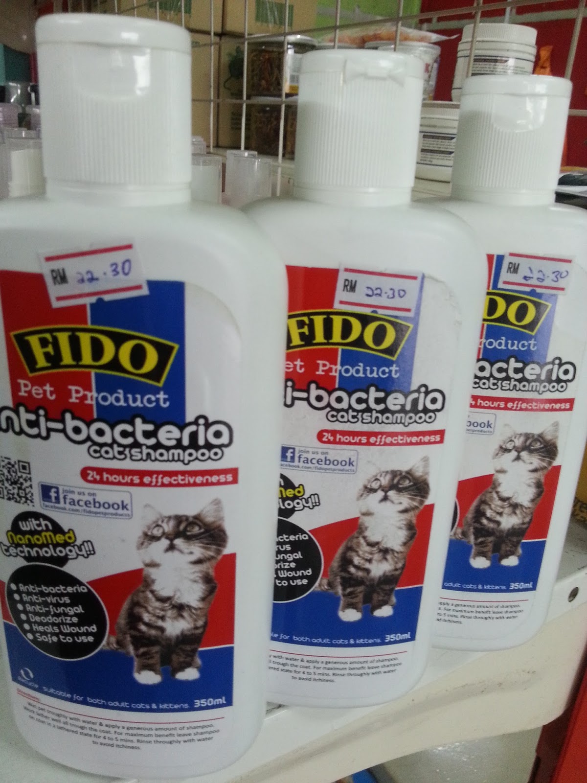fido cat shampoo