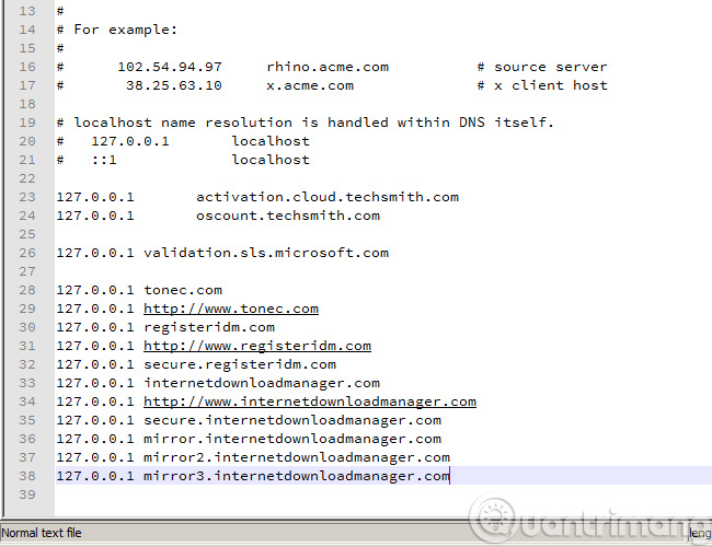 Copy vào file host Как исправить ошибку IDM Поддельный серийный номер