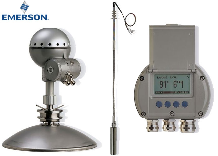 Emerson Tank Gauging TankRadar Pro provides measurement Frequency Modulated Continuous Wave ...