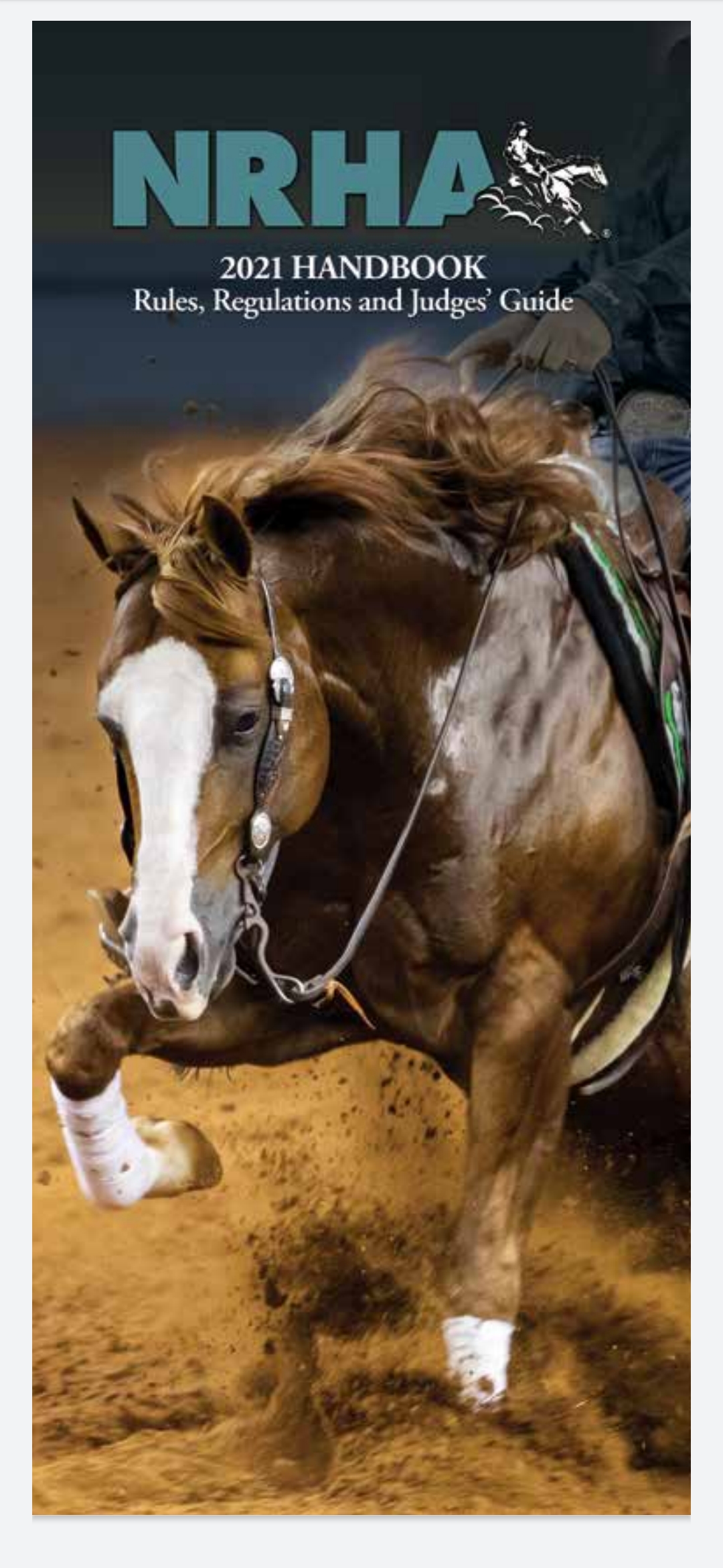 MAURO PENZA REINING NEWS NRHA RULE BOOK 2021