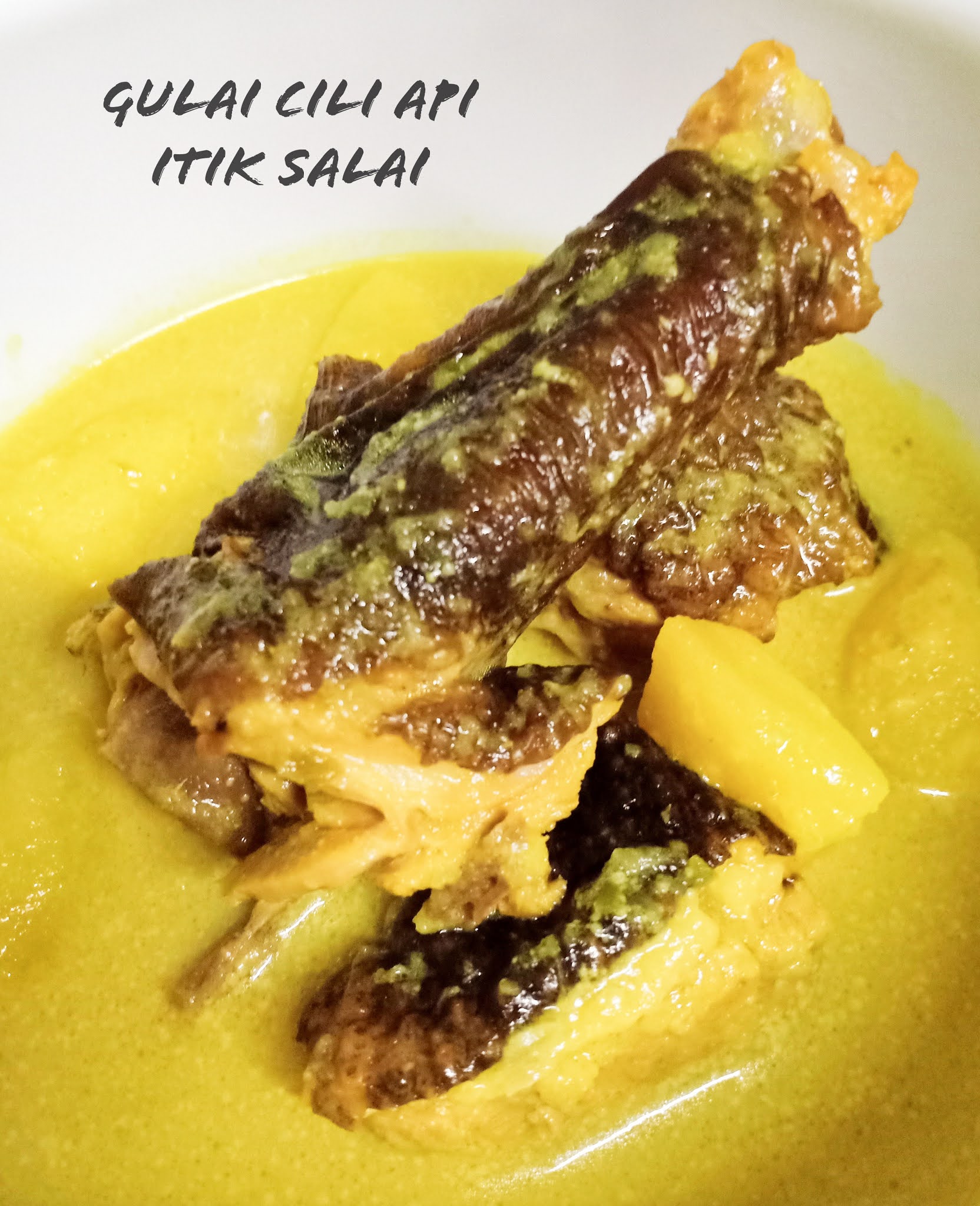 Gulai Cili Api Itik Salai
