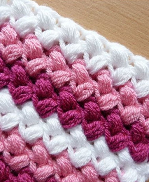 Bean Stitch - Free Crochet Tutorial 
