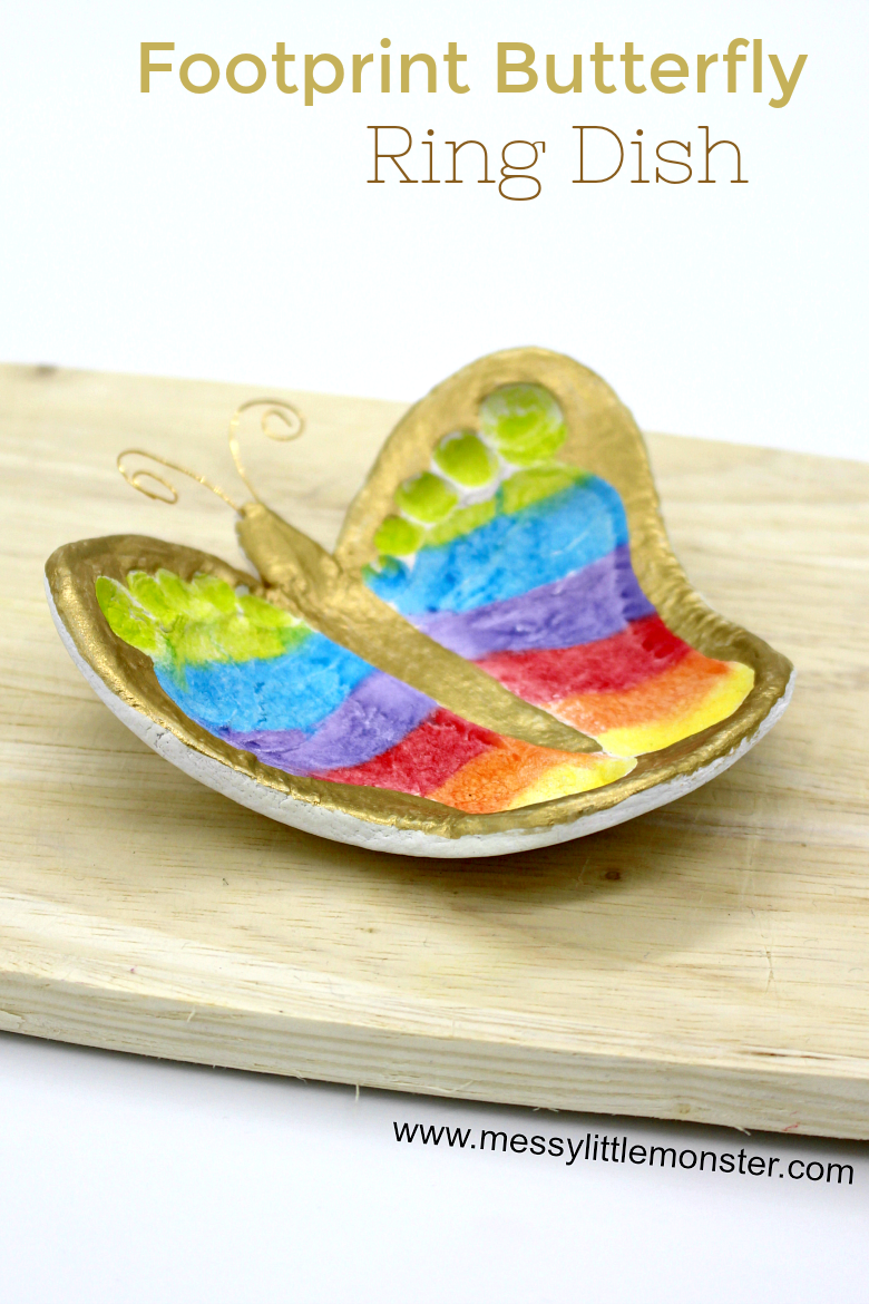 How to paint air dry clay: Make a rainbow trinket dish with us