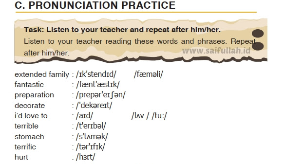 Chapter 1 Hal 3-4 Kelas 12 Pronunciation Practice (Pembahasan Soal B.Inggris)