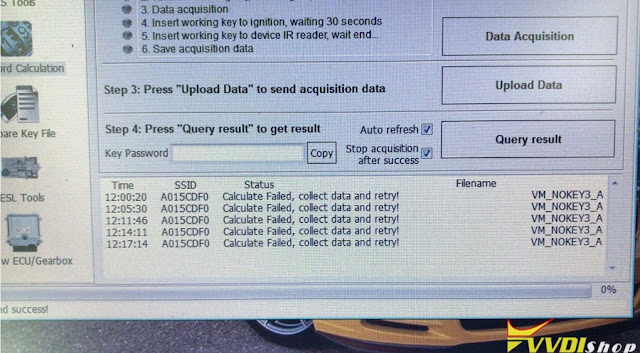 VVDI MB “Calculate Failed, Correct Data and Retry