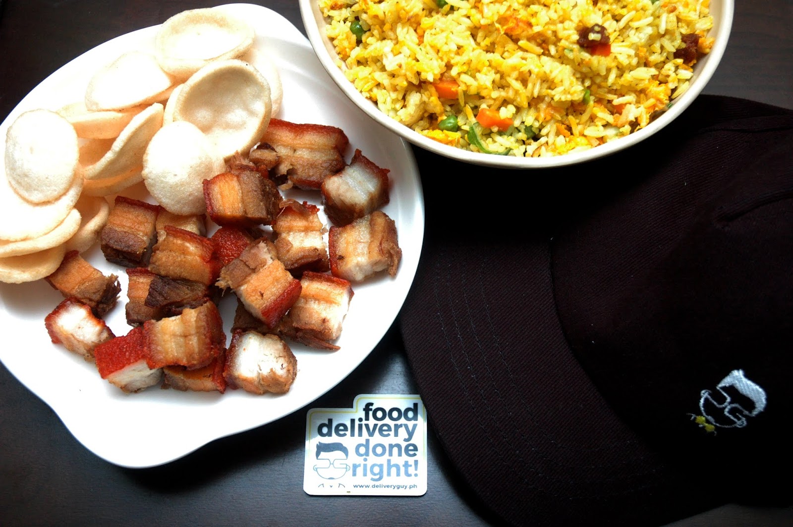 DUDE FOR FOOD DeliveryDoneRight With Delivery Guy It's A Fried Rice