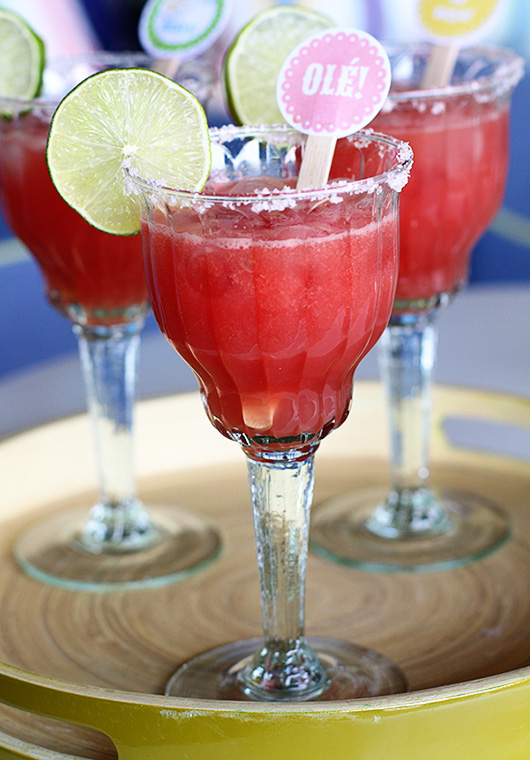 Paper and Party Love: Watermelon Margaritas Paper and Party Love: Watermelon Margaritas