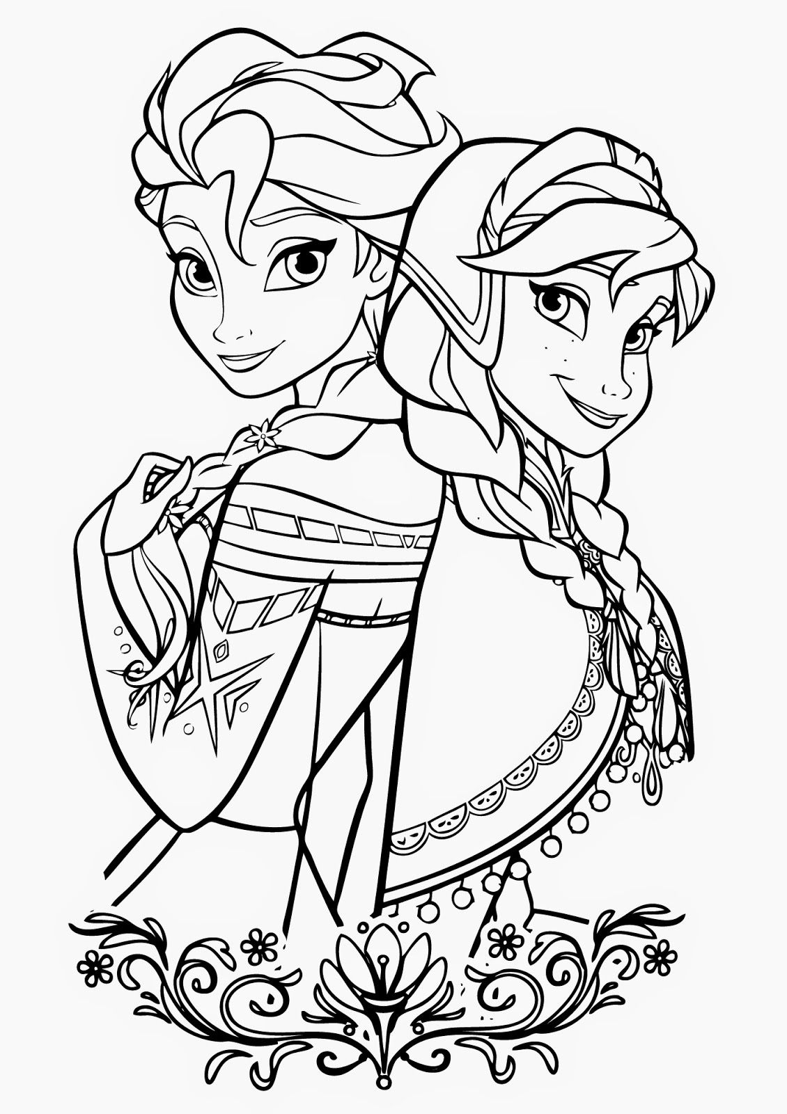 free coloring pages disney frozen - photo #4
