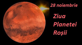 28 noiembrie este Ziua Planetei Roșii. Marte