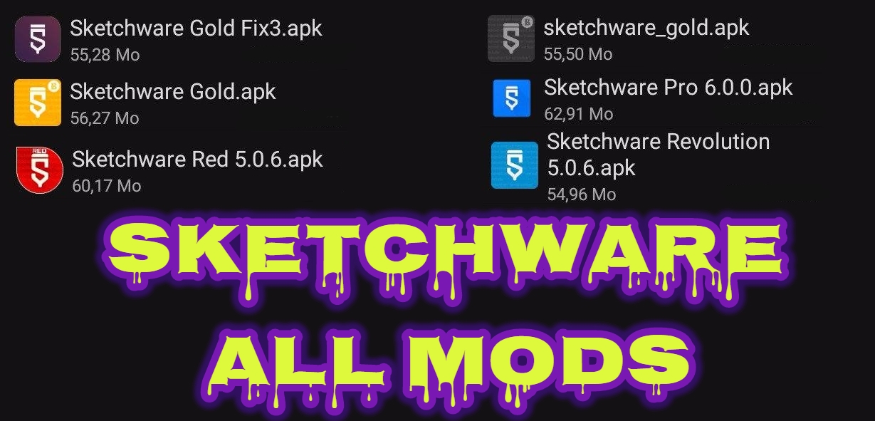 All Sketchware Mods For Download Red Pro Revo Gold Fix3 Gold Gold Fix2