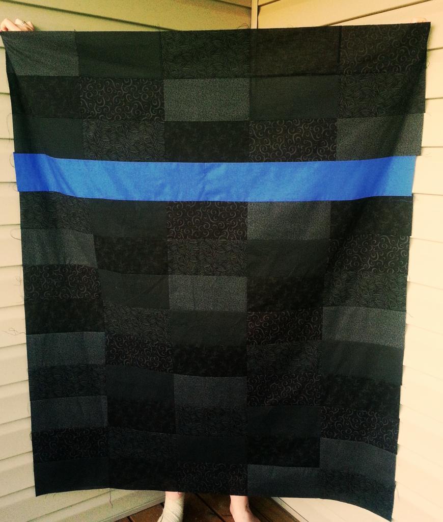 Thin Line Quilts Thin Blue Line Quilt