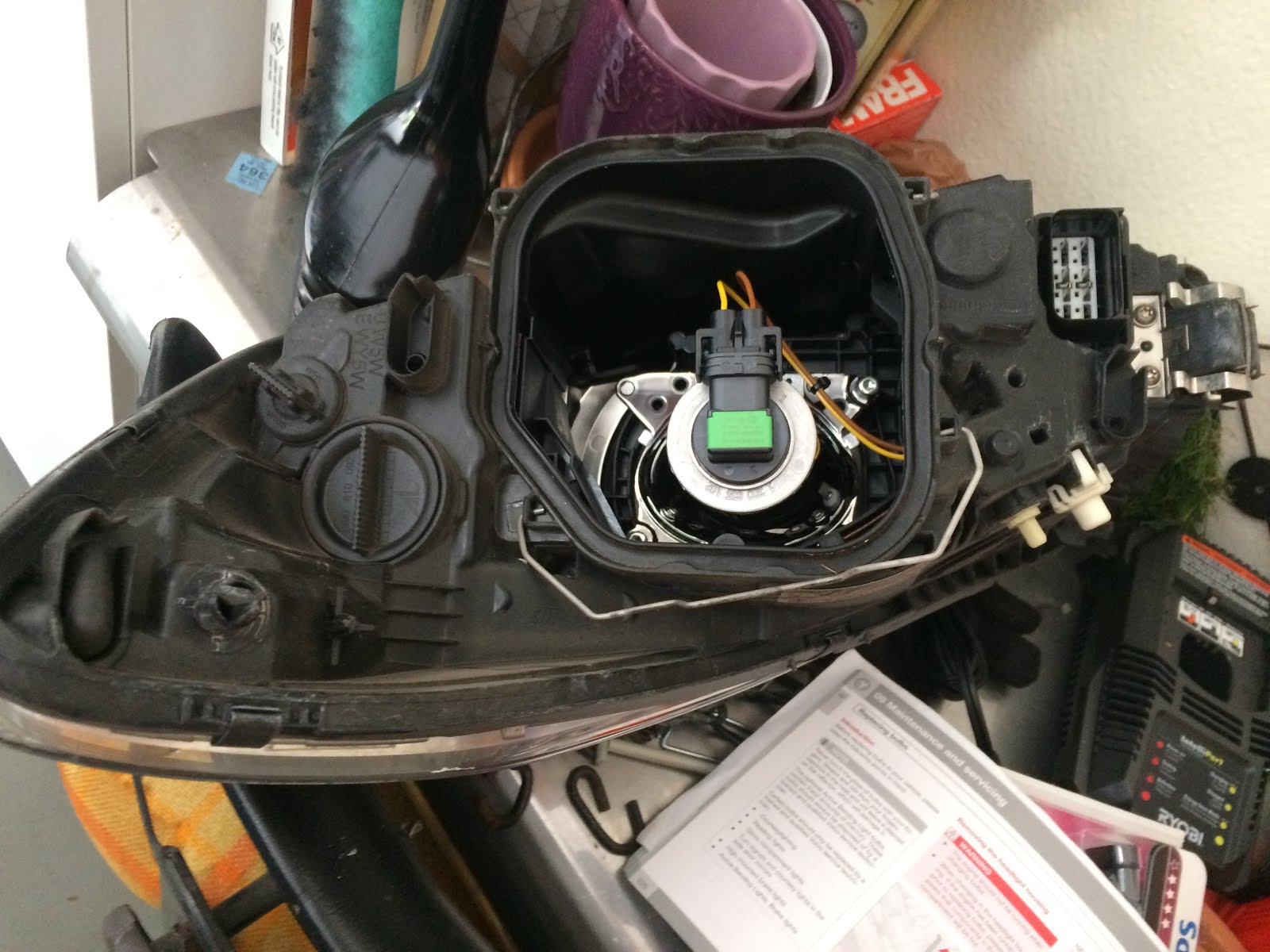 Just JoeP Anatomy of a Volvo Headlight Assembly