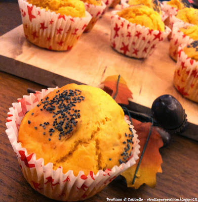 muffin salati alla zucca - scampoli d'autunno