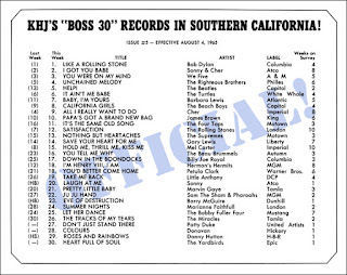 KHJ Boss 30 No. 5 - August 4, 1965