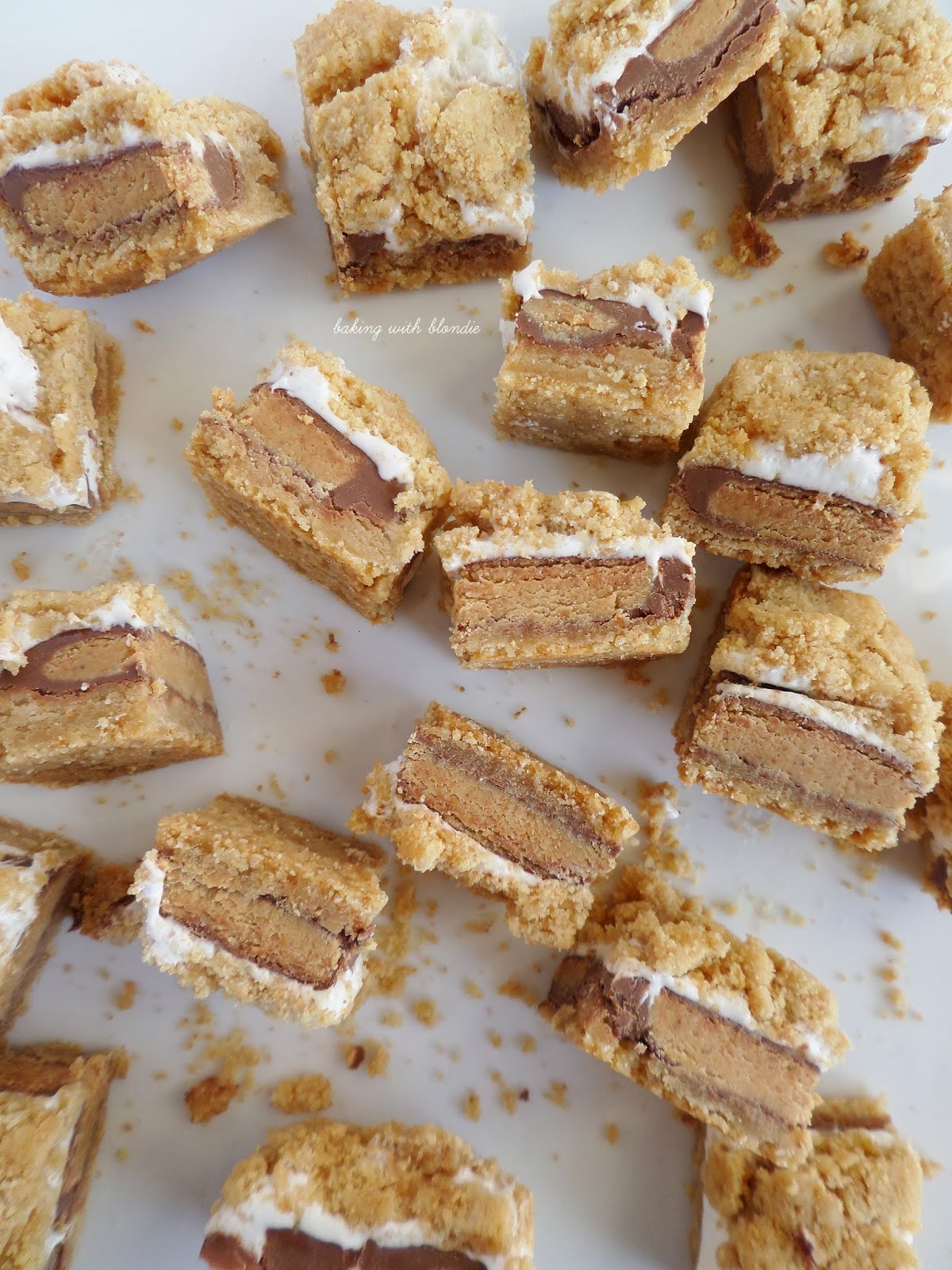 Peanut Butter Cup S'mores Bars