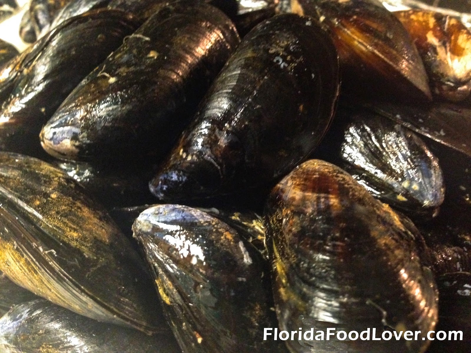 Florida Food Lover White Wine Mussels and Garlic Broccoli