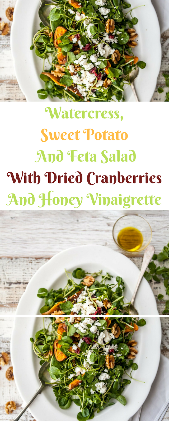 Watercress, Sweet Potato And Feta Salad