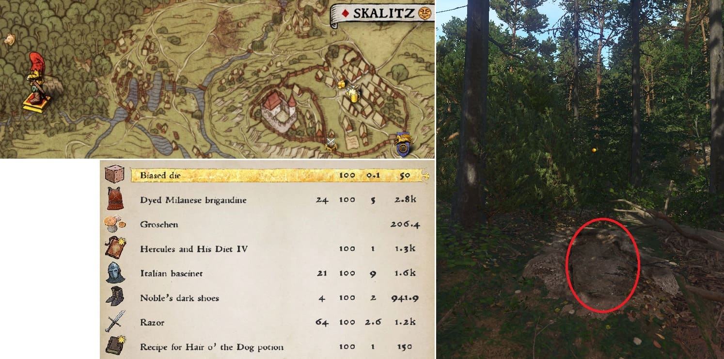 킹덤 컴 보물지도 공략 / 보물 사냥꾼 헨리의 모험 / KCD Treasure Map locations