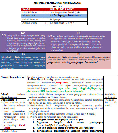 Materi daring ips kelas 9 semester 1