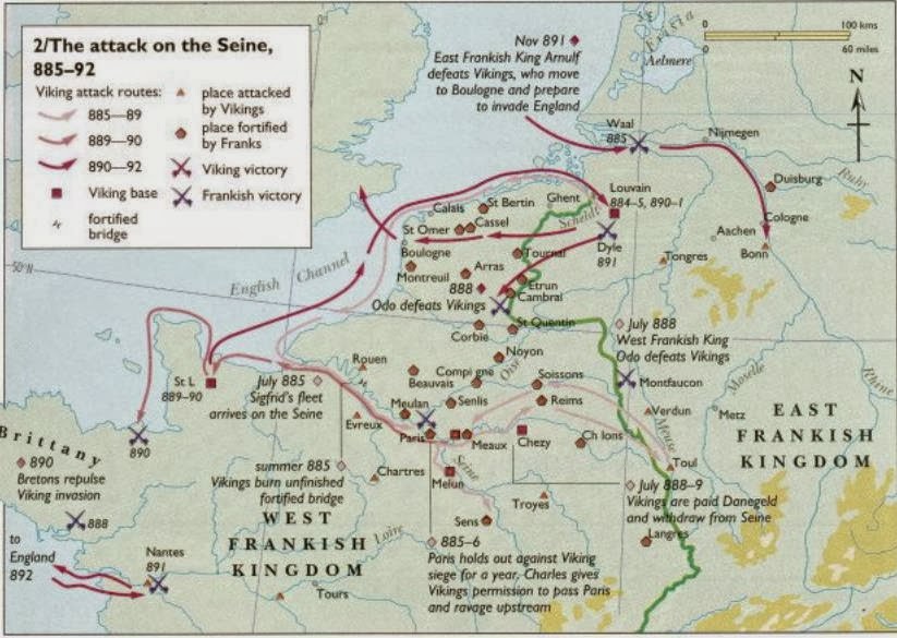 Viking history 885 Vikings attacked Paris