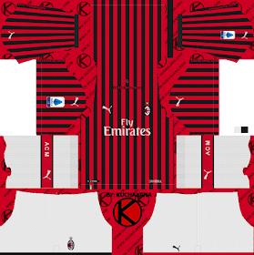 AC Milan 2019/2020 Kit - Dream League Soccer Kits