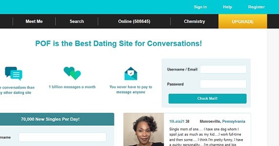 Pof com dating site