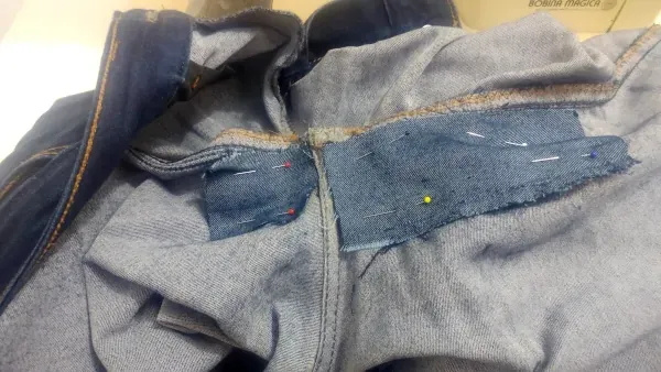 Como remendar fundo calça jeans