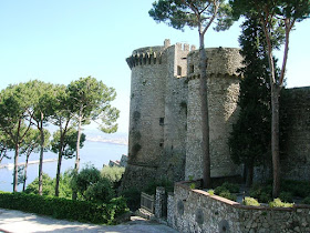 The medieval castle from which the resort of Castellammare di Stabia, built above a buried Roman city, takes its name