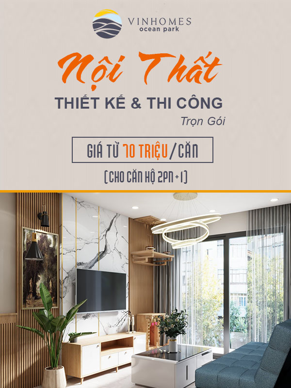 thiết kế nội thất vinhomes ocean park