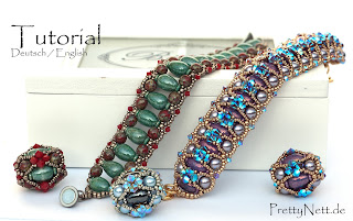 Tutorial - Bracelet and Beaded Bead "Balrade" by PrettyNett.de