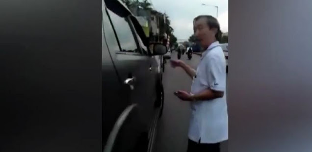 Pakai Mobil Plat TNI AD, Pria Keturunan Ini Gagah-gahahan Mengaku Aggota saat Beli Makanan