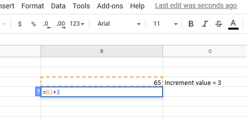 수식을 사용하여 Excel에서 증분 셀을 자동으로 채우는 방법